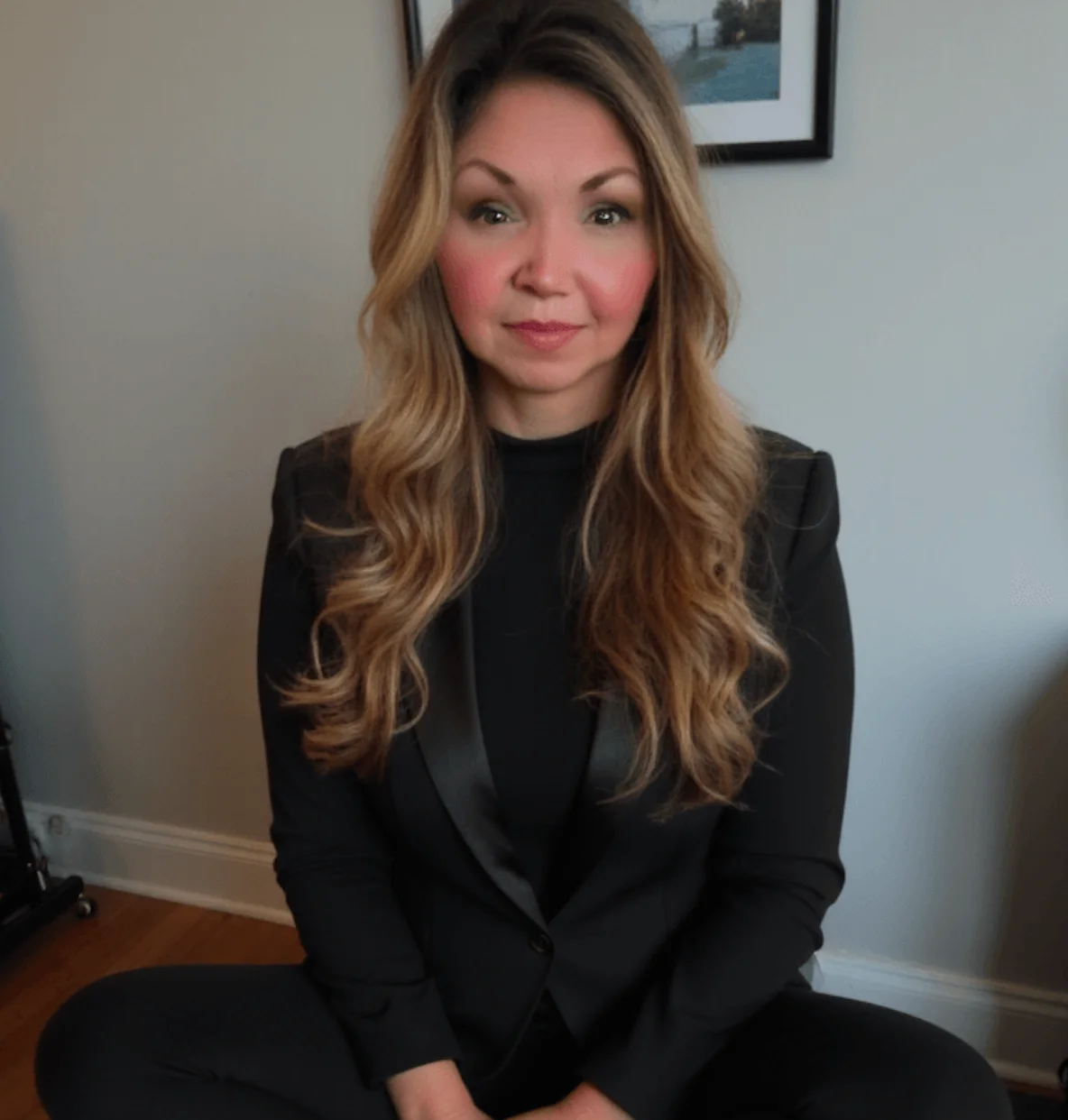Danielle Lemons in a black blazer, White House, Tennessee