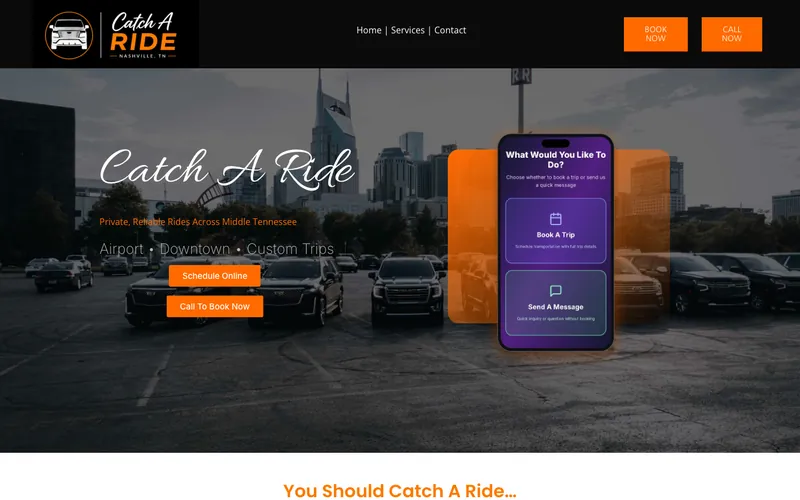 Catch A Ride website