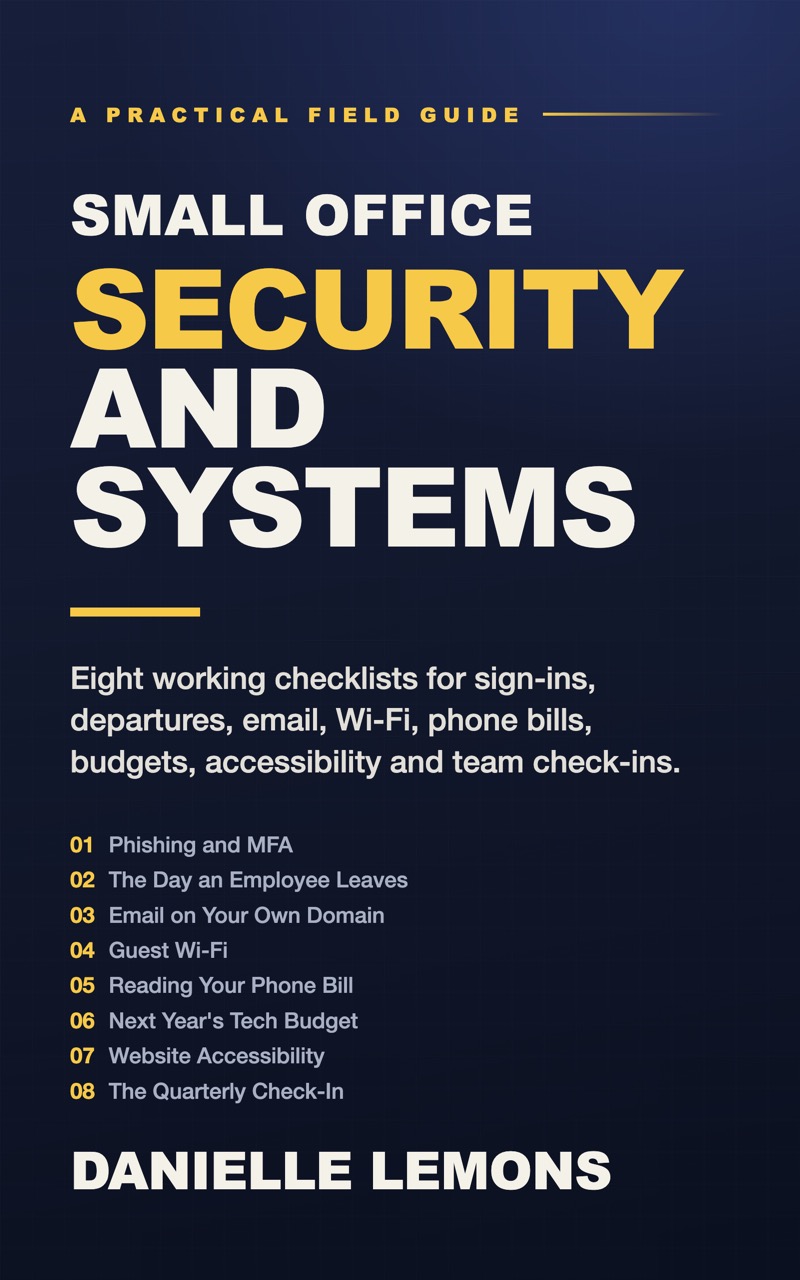 Cover of Small Office Security and Systems by Danielle Lemons